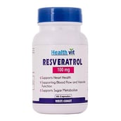 Healthvit Resveratrol (100 mg), 60 capsules
