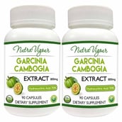 Nutra Vigour Garcinia Cambogia Extract (800mg) (Pack of 2),  90 capsules 