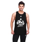Omtex Fearless Stringer for Men,  Black  Medium 