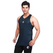 Omtex Strength Tank for Men,  Green  Large 