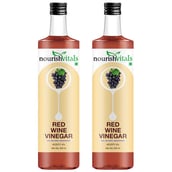 NourishVitals Red Wine Vinegar,  0.200 L  Unflavoured (Pack of 2) 