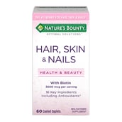 Nature's Bounty Hair, Skin & Nails,  60 caplets  Unflavoured 