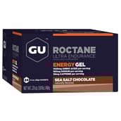 GU Roctane Energy Gel,  24 Piece(s)/Pack  Sea Salt Chocolate 