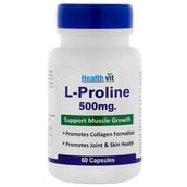 Healthvit L-Proline (500 mg),  60 capsules 