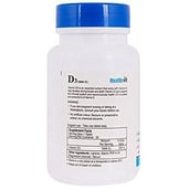 Healthvit Vitamin D3 (10000 IU),  60 tablet(s)  Unflavoured 