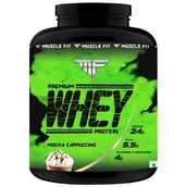 Muscle Fit Premium Whey Protein, 4.4 lb Mocha Cappuccino