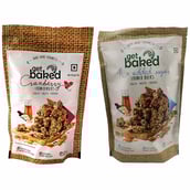 Get Baked Crunch Rocks Combo of 2,  Cranberry & No Added Sugar  0.1 kg 