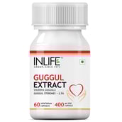INLIFE Guggul Extract 400 mg,  60 capsules 