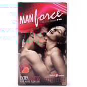 Manforce Strawberry Flavored Extra Dotted Condom