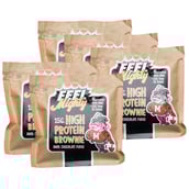 Feel Mighty High Protein Brownie Pack of 5 (15g Protein),  5 Piece(s)/Pack  Dark Chocolate Fudge 