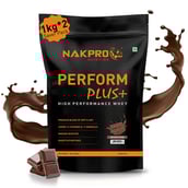 1 - Nakpro Perform Plus+ High Performance Whey,  2.2 lb  Chocolate (Pack of 2) 