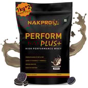 1 - Nakpro Perform Plus+ High Performance Whey,  2.2 lb  Cookies & Cream (Pack of 2) 