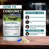 6 - Nakpro Grass Fed Whey Protein Concentrate, 2.2 lb Unflavoured (Pack of 2)