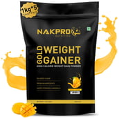 1 - Nakpro Gold Weight Gainer,  2.2 lb  Mango (Pack of 5) 