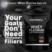 6 - Nakpro Whey Platinum Whey Protein Isolate,  2.2 lb  Double Rich Chocolate 