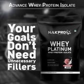 6 - Nakpro Whey Platinum Whey Protein Isolate,  2.2 lb  Lychee 