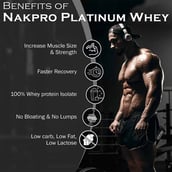 4 - Nakpro Whey Platinum Whey Protein Isolate, 4.4 lb Cookies & Cream