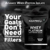 6 - Nakpro Whey Platinum Whey Protein Isolate,  4.4 lb  Unflavored 