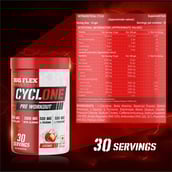 6 - Big Flex Cyclone Pre Workout, 0.66 lb Lychee