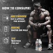 7 - Big Flex King Mammoth Mass Gainer, 2.2 lb Kesar Badam