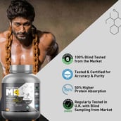 2 - MuscleBlaze Biozyme Iso-Zero OP, 4.4 lb Low Carb Tropical Mango
