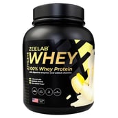 1 - Zeelab Athlete 100% Whey Protein,  4.4 lb  Banana Shake 