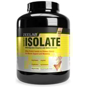 1 - Zeelab Whey Isolate  Protein,  4.4 lb  French Vanilla Creme 