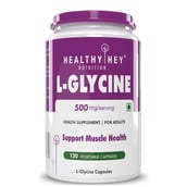 1 - HealthyHey Nutrition L-Glycine,  120 capsules 