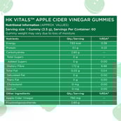 7 - HealthKart HK Vitals ACV (750mg),  60 gummies  Apple