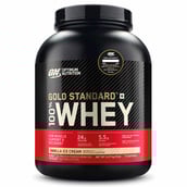 1 - ON (Optimum Nutrition) Gold Standard 100% Whey Protein,  5 lb  Vanilla Ice Cream 