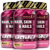 1 - MuscleXP Hair, Skin & Nails MultiVitamin,  60 tablet(s)  Unflavoured (Pack of 3) 