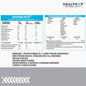 2 - HealthXP 100% Whey Protein, 2.2 lb Cookies & Cream