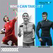 8 - HealthXP 100% Whey Protein, 2.2 lb Cookies & Cream