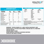 2 - HealthXP 100% Whey Protein,  2.2 lb  Chocolate Truffle 
