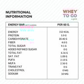 7 - Whey To Go Energy Bar,  6 bar(s)  Nutty Almonds 