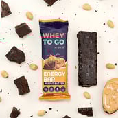 1 - Whey To Go Energy Bar,  6 bar(s)  Peanut Butter 