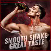 2 - SLOVIC Shaker,  Transparent Black  700 ml 