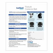 2 - Leeford Posture Corrector Belt, Medium Grey