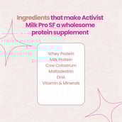 1 - Activist Milk Pro SF,  0.44 lb  Vanilla 
