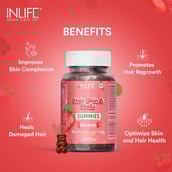 4 - INLIFE Hair Skin & Nails,  30 gummies  Strawberry 