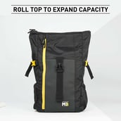 12 - MuscleBlaze Tri-Flex Laptop BackPack,  35 L, Stealth Black 