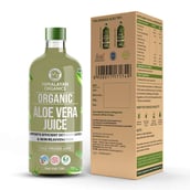 2 - Himalayan Organics Organic Aloe Vera Juice,  1 L  Unflavoured 