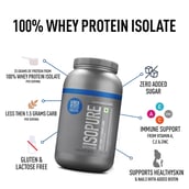 3 - Isopure 100% Whey Protein Isolate with Less Than 1.5 Grams Carbs 4.4 lb & Optimum Nutrition Micronised Creatine 250g Combo, 2 Piece(s)/Pack Creamy Vanilla + Unflavoured