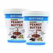 1 - Myfitness Chocolate Peanut Butter Combo Pack, 510 g Crunchy & Crispy