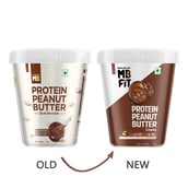 2 - MuscleBlaze High Protein Peanut Butter,  1 kg  Dark Chocolate Creamy 