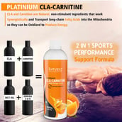 7 - Naturyz L-Carnitine 2400 20 Tablets & Platinum CLA-Carnitine 450ml Como,  2 Piece(s)/Pack  Water Melon Masala & Orange 