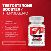 4 - GAT Testrol Fire, 60 capsules Unflavoured