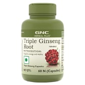 2 - GNC Mega Men One Daily Multivitamin 30 Tablets with Fish Oil 60 Softgels &  Herbal Plus Triple Ginseng Root 60 Capsules Combo,  3 Piece(s)/Pack  Unflavoured 
