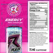 RAZE ENERGY Zero Sugar Drink,  250 ml  South Beach 