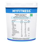 4 - Myfitness Original Peanut Butter,  1.250 kg  Crunchy 